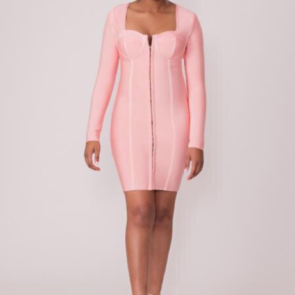 Pink Bodycon Dress